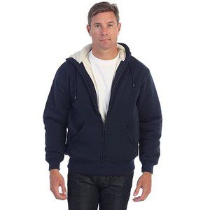 NWT Gioberti Men's Heavyweight Sherpa Lined Fleece Hoodie Size 2XL $60 GG193